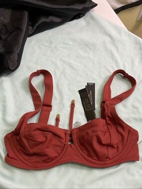 Victoria's Secret Burnt Orange Underwire Bikini Top